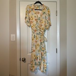 Floral Wrap Dress
